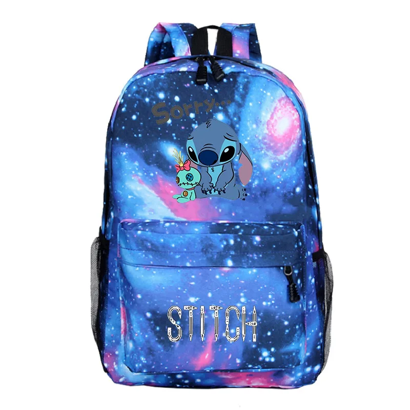 Sac Dos plecak Mochila Stitch школьный Аниме маленький рюкзак мужские школьные сумки для девочек-подростков мультфильм унисекс индивидуальный логотип - Цвет: 8