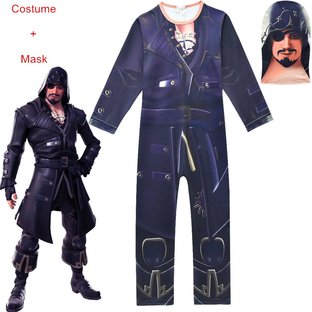 Blackheart skin Костюмы с черепом, комбинезоны для мальчиков, одежда для косплея, костюмы на Хэллоуин, вечерние костюмы для битвы, Ройал, Ворон, Забавный костюм - Цвет: Blackheart skin