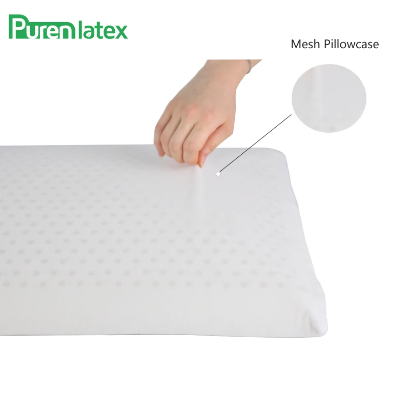 Подушка PurenLatex 60*40*7 из Таиланда натуральная быстрая подушка для шеи и