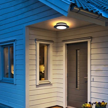 

Modern Led Wall Lamp Outdoor Light Ceiling Lamp IP54 Courtyard Balcony Landscape Entrance Hall Wall Sconce Light Fixture