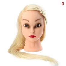 Парикмахерские накладные Обучающие головки высокой температуры разрезной диск волосы плетеные волосы ночной макияж Плетеный отправить небольшая скобка