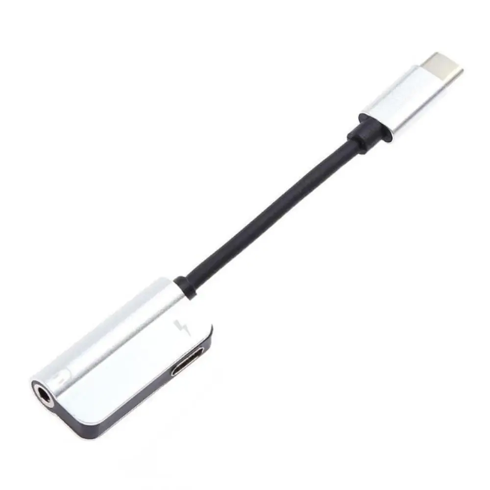 

Type-C 3.5mm Earphone Audio Adapter Cable Charging Listening Music for iPhone 11