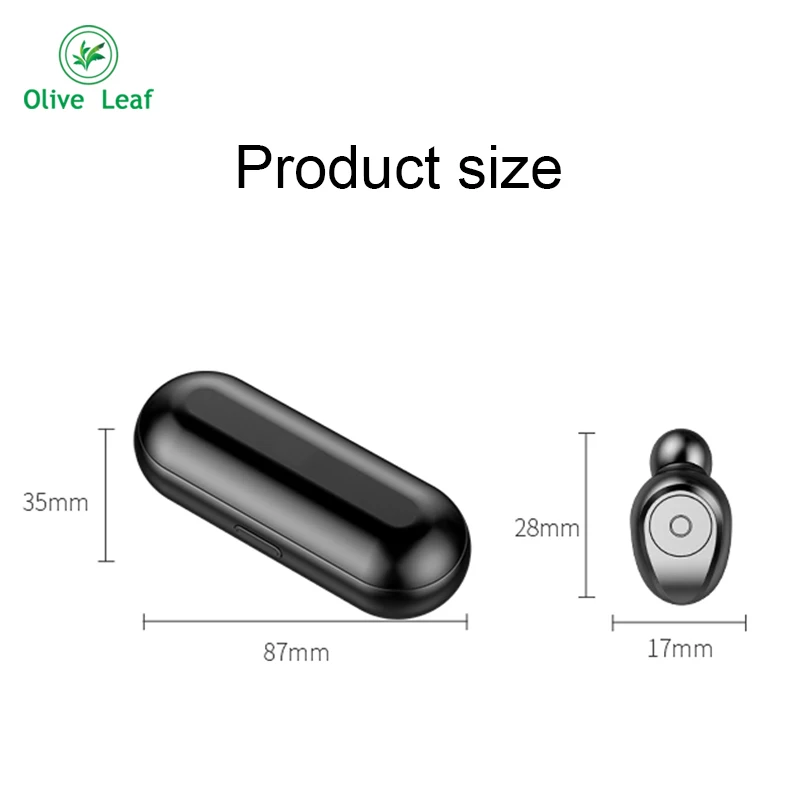TWS F9 Mini Fone de Ouvido Bluetooth 5,0 Toque Inteligente беспроводные стерео наушники светодиодный дисплей 2000 мАч Мобильный блок питания