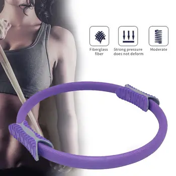 

4 Color Resistance Circle Yoga Circle Pilates Ring Circles PP+NBR 38cm Fitness Magic High Quality Loss Pilates Circle Gym