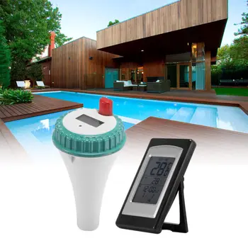 

LCD Display Swimming Pool Pond Spa Thermometer Transmitter+Receiver Wireless Digital High Quality Wholesale