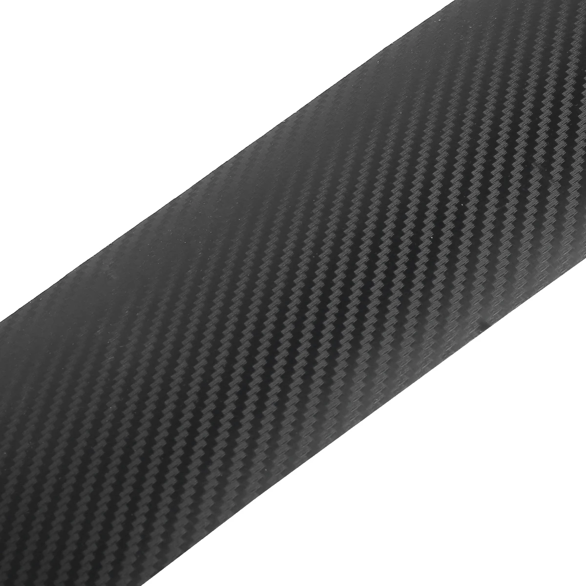 3D Black Carbon Fiber Style Trunk Sill Plate Sticker Car Rear Door Step Decoration Cover Decal With Scraper