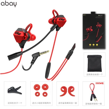 

2020 new 3.5mm universal 3.5mm wired in ear music headset noise reduction game headset with microphone perfect sound quality