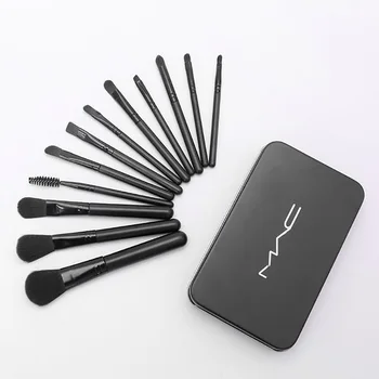 

12Pcs Makeup Brushes Set Powder Foundation Fan Brush Eye Shadow Eyebrow Professional Cosmetic Tool Kit Boxed