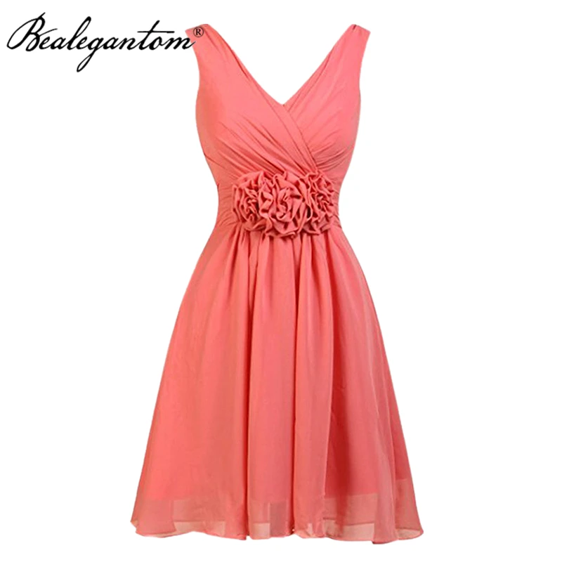 Vestidos De Fiesta gasa con en V y cremallera, elegantes, baratos, 2021|Vestidos de graduación| AliExpress