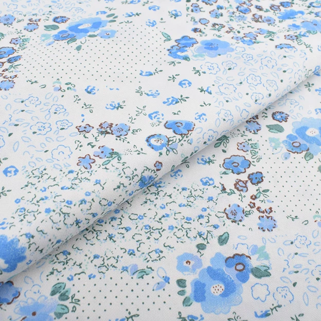1 pcs 50x160cm Chainho, саржевая хлопковая ткань с принтом, плотная, мягкая, непрозрачная, Лоскутная одежда, DIY шитье и материал для стеганых изделий для ребенка и ребенка, полуметра - Цвет: 1 pcs 50x160cm