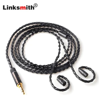 

Single Crystal Copper 8 Core Silver Plated HIFI Upgrade Cable 3.5/2.5/4.4mm Plug MMCX/2Pin Connector For IE80/IE80S/IE8/IE8i
