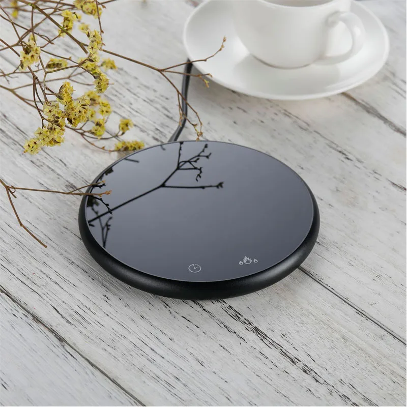 

New Smart Coaster Cup Electric Heater Coffee Mug Water Bottle Warmer for Home Office with Timer 2 Temperatures Settings