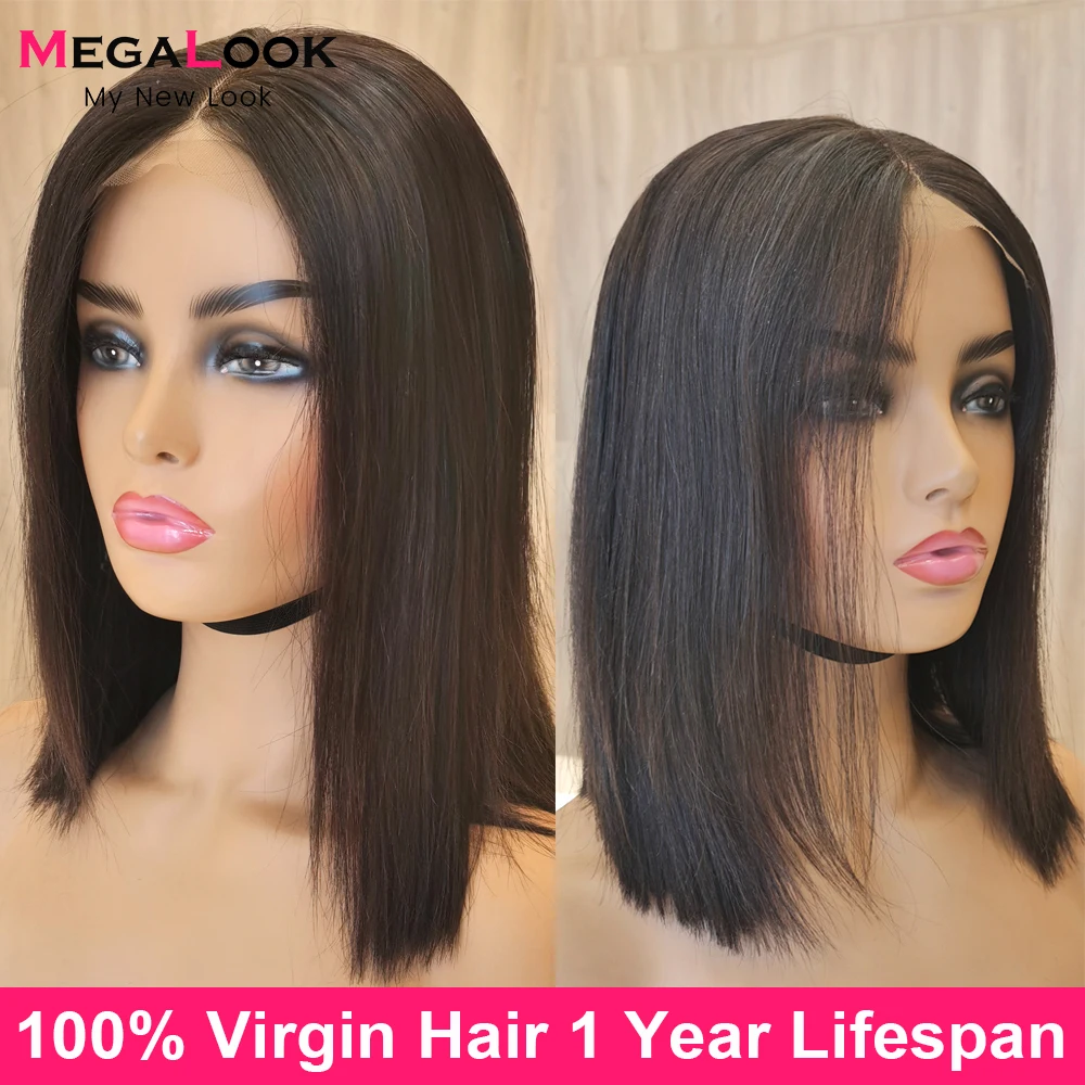 Closure wig Short Wig Bob Human Hair 4x4 13x4 Front Human Lace Wigs Virgin Hair Wigs Straight Lace Front Wig Bob