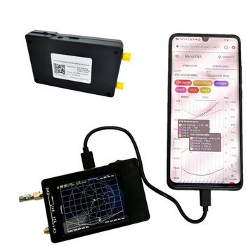 

NanoVNA-H Frequency Vector Network Analyzer 70DB 2.8inch Touch Screen TX RX S11S21 Parameter Detection Battery Wireless Analyzer