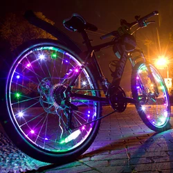 Guirlande lumineuse LED C5 pour vélo, 2M, 20 LED, accessoires de cyclisme, veilleuse de camping 