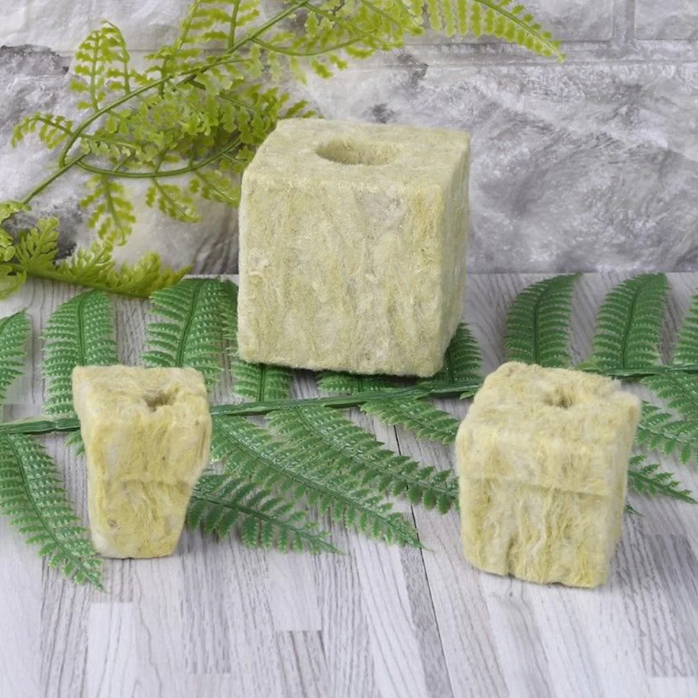 Мини вентиляционные многофункциональные садовые медиа блоки Rockwool кубики без воды Выращивание компресс база гидропоники теплица