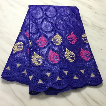 

African Bazin Riche Fabric Bazin Riche African Cloth Dry Lace Brocade Lace Fabrics Embroidery Voile Brocade Lace Fabric 5 Yards