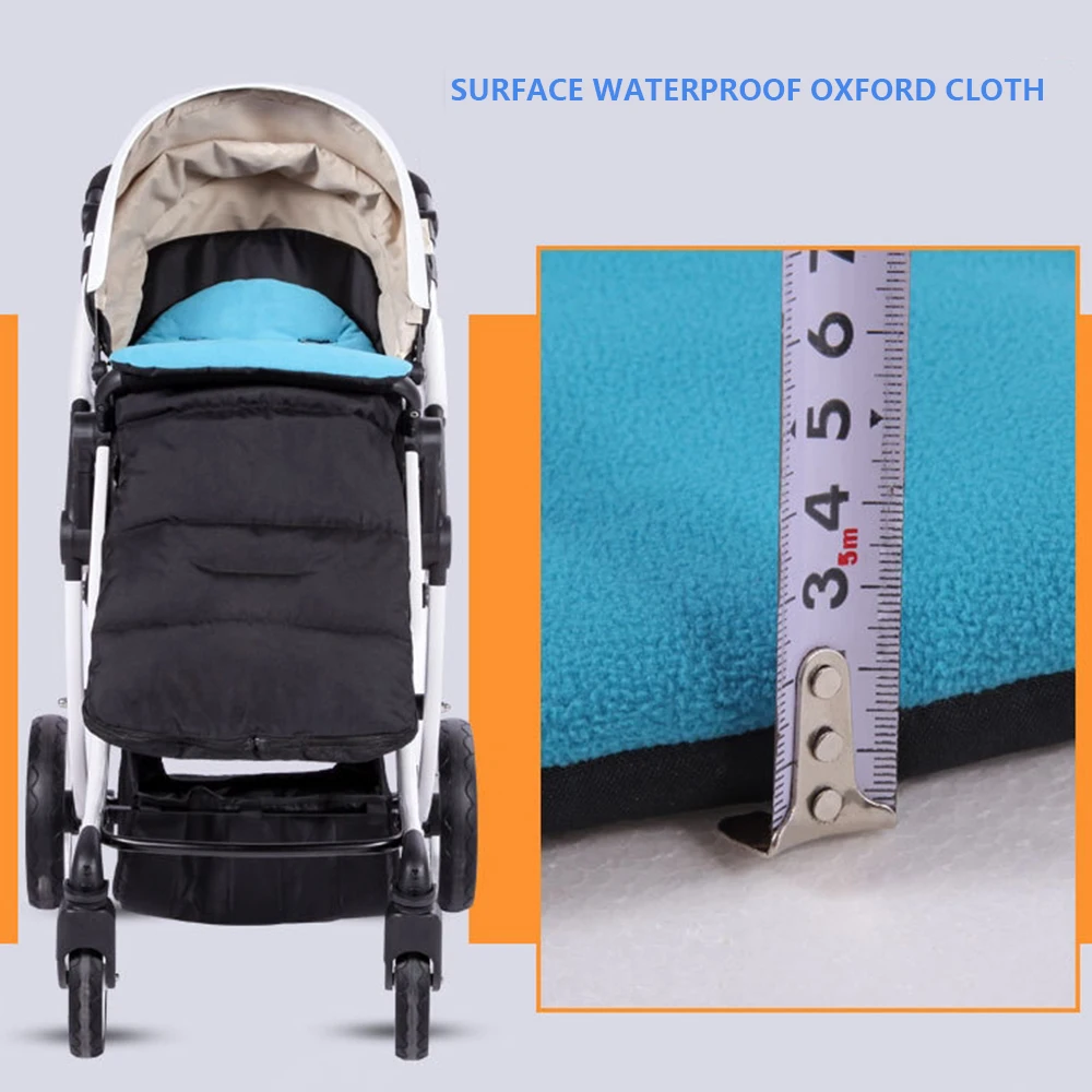 Зимний чехол для ног для малышей, удобный носок, хлопковая подкладка для коляски, коляски, спальный ветрозащитный теплый толстый Хлопковый мешок