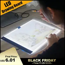 Ультра тонкий A4 светодиодный светильник, коврик для художника, светильник, коробка для стола, доска для рисования, коврик для алмазной живописи, инструменты для вышивания