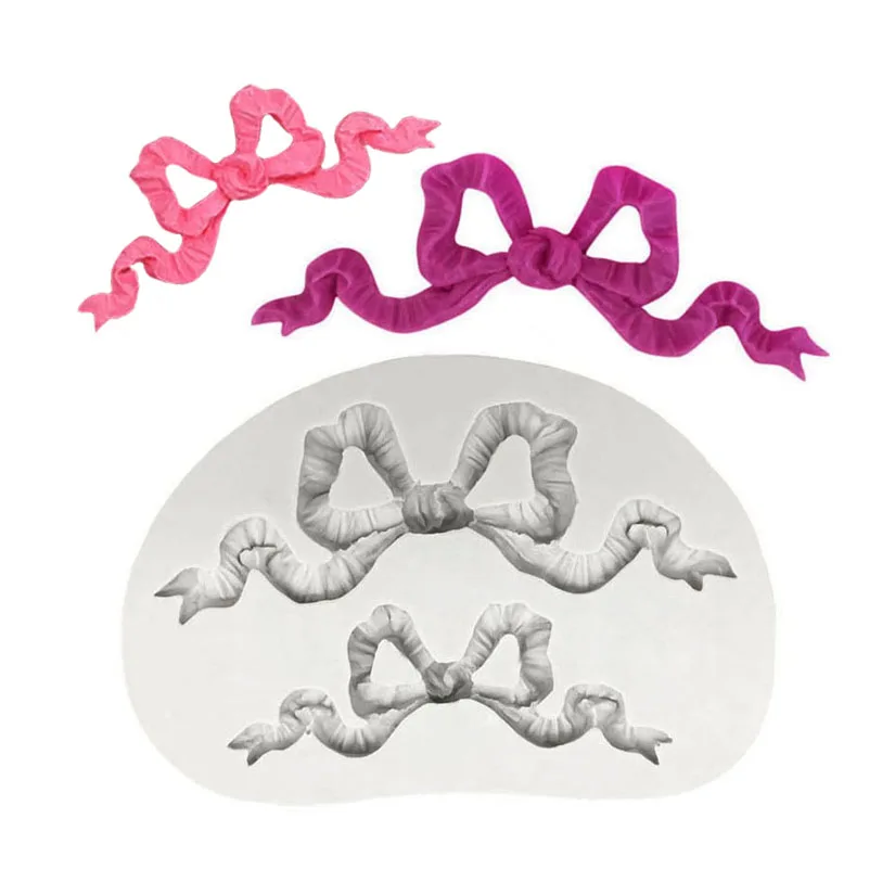 Бант бант силиконовая форма сахарные печенья Форма для выпечки кексов шоколада