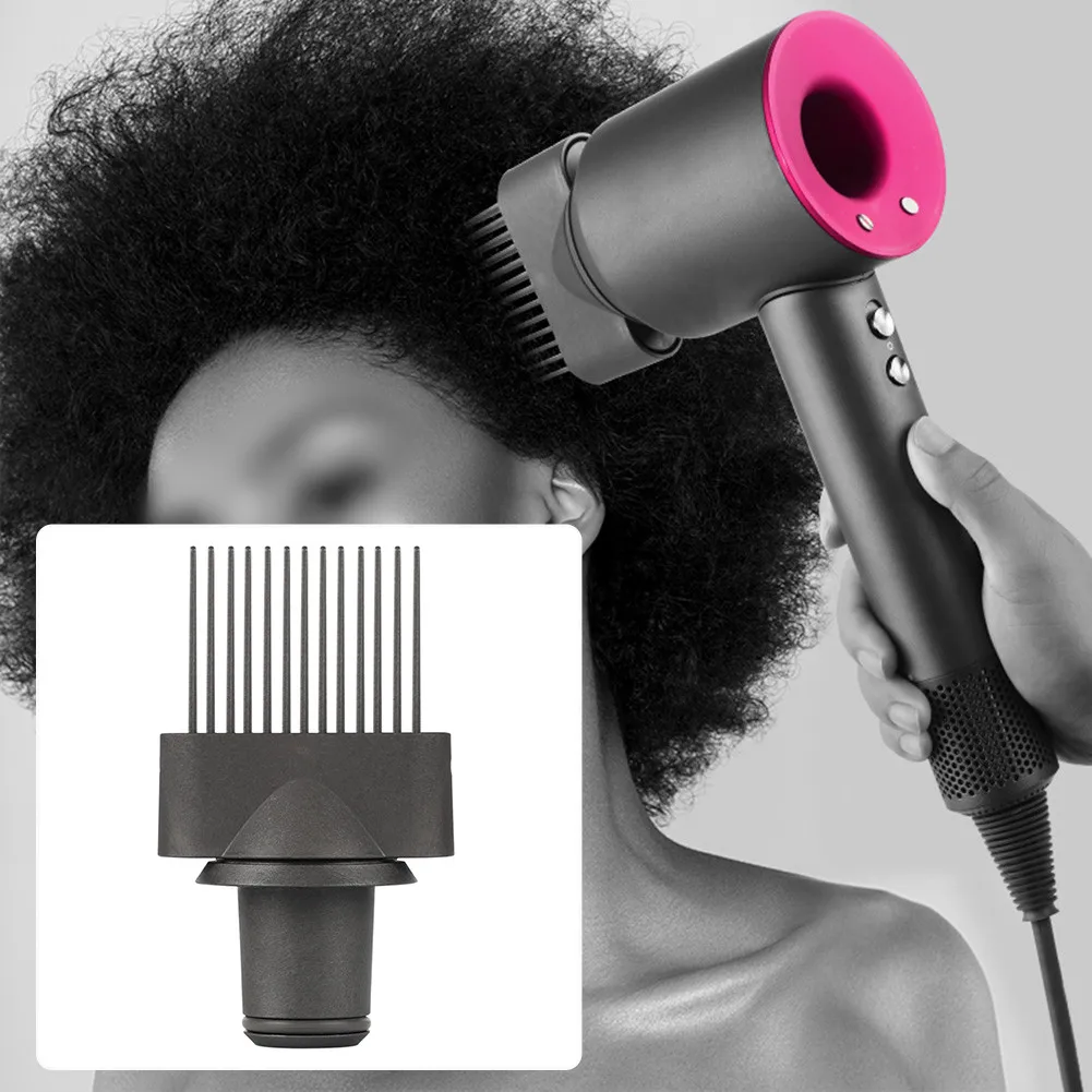 Coanda Effect Anti-flying Nozzle Attachment Tool For Dyson Supersonic Hair Dryer HD01 HD03 HD08 Wide Tooth Comb Hair Styling