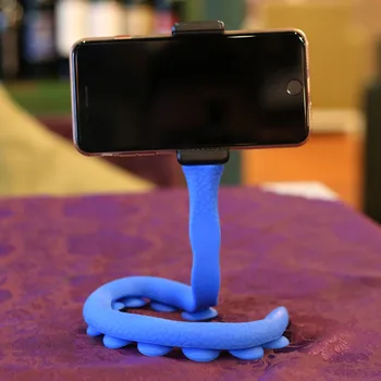 

Carton Packaging Mengzi Lazy Bracket Desktop Bedside Car Phone Bracket Octopus Multi-function Live Tripod Camera Accessories