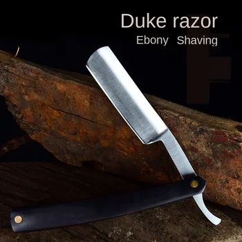 

Ebony Grandpa Vintage Razor Manual Razor Traditional Shaving Knife Retro Razor Thin Christmas Gifts G1125