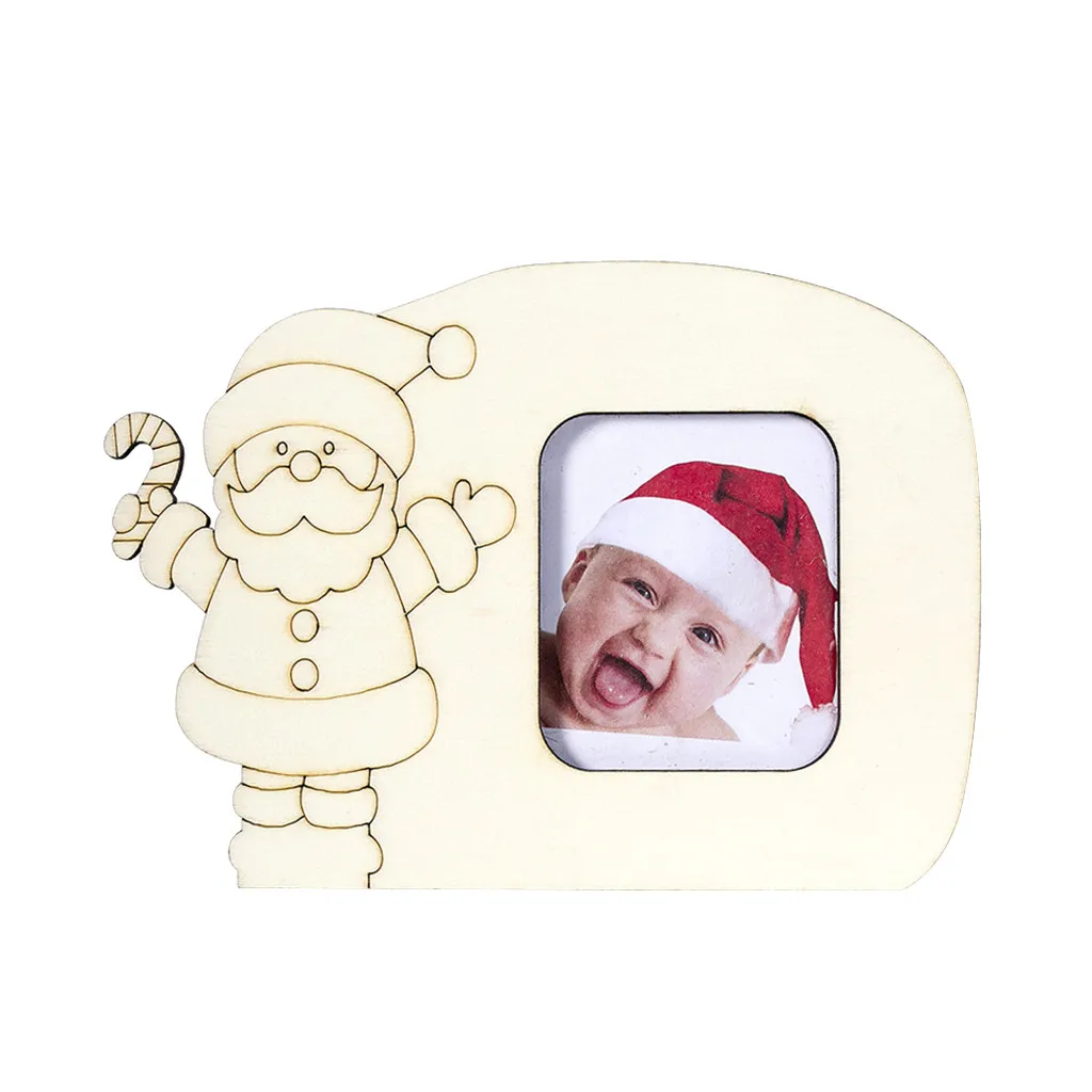 New wooden Christmas Photo Frame Decorations Photo Ornament Table Decor Christmas Decorations For Home noel decoration