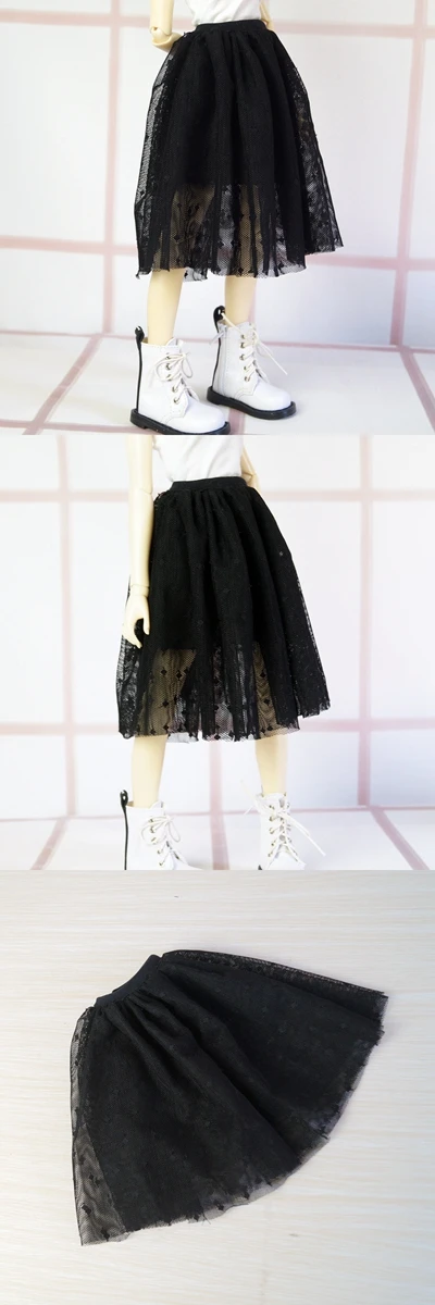 BJD кукла черное платье юбка наряды Одежда для 1/4 1" 1/3 24" высокий женский BJD кукла MSD SD13 DK DZ AOD DD Кукла Одежда