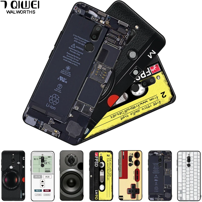 

For Meizu M6T Case Silicone Black Soft Phone Cases for Meizu M6S 15 Plus 16 16Plus 16th Plus Note 8 Note9 9 Cover Fashion Coque