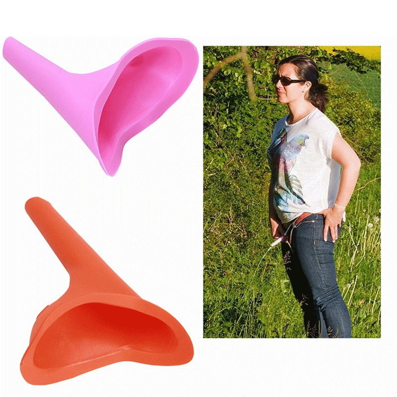 New Portable Stand Up & Pee Women  Silicone Device for OutdoorFree Shipping 