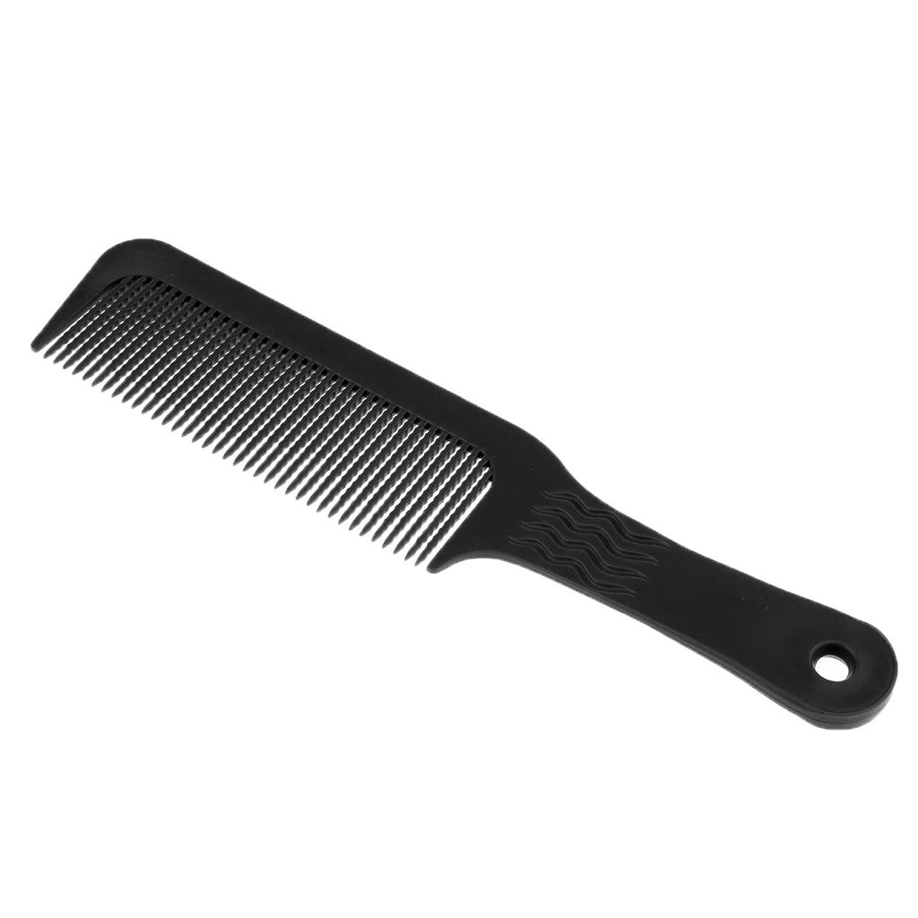 Anti-Static Clipper Barber Comb Wavy Teeth Flat Top Comb Hairdresser Styling