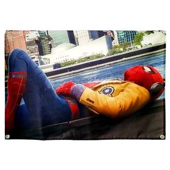 

Spiderman Classic Movie Poster Flag Banner Tapestry ISN Background Cloth Wall Stickers Bar Cafe Studio Bedroom Decoration