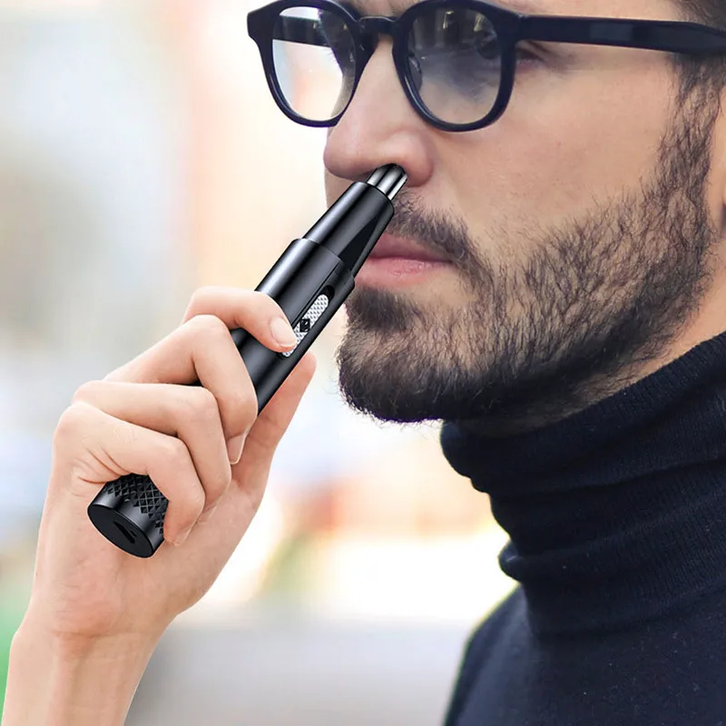 Electric Shaving Nose Ear Trimmer Safe Face Care Rechargeable Hair for Men Removal Razor Beard | Красота и здоровье