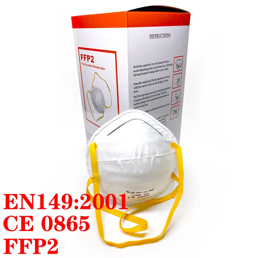 

10-500pcs Masks FFP2(=KN95) Filter Protective Mask Anti-fog Masks Dust-proof Mask Face for Man and Woman Mouth Face Mask