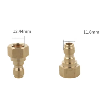 

Quick Connect Coupler Adapter Car Clean Washing Pressure Washer Connector For M14 Tool Accessories New