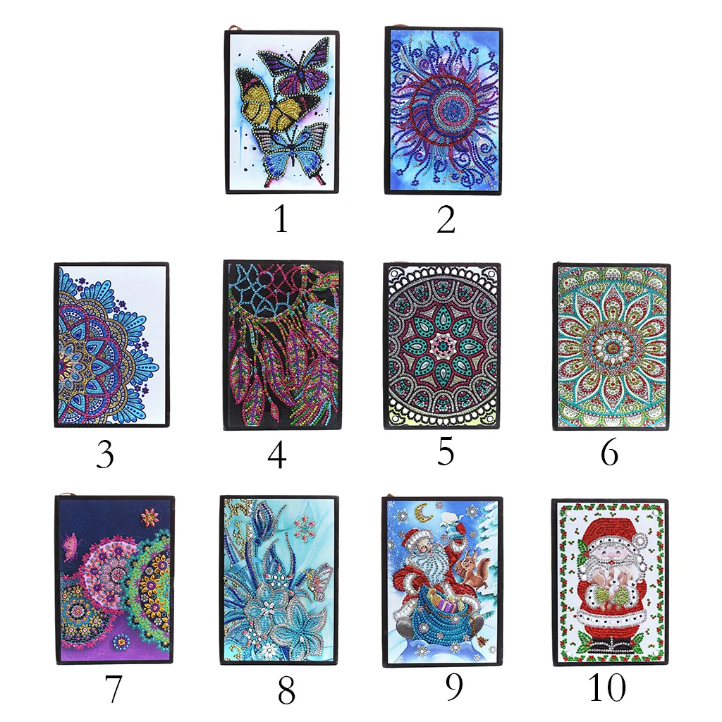 Full Drill 5D Diamond Painting Kits DIY Notebook Jotter Diary Journal Book Full Drill 5D Diamond Painting Kits DIY Notebook Jotter Diary Journal Book