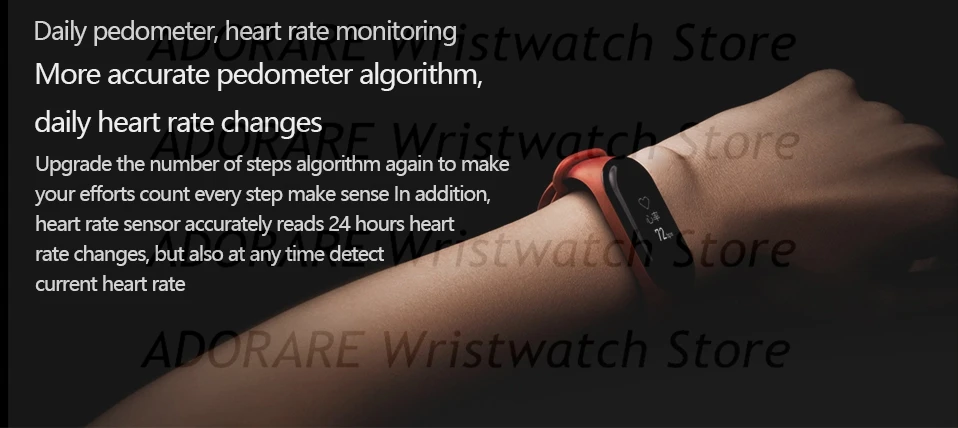 Xiaomi mi Band 3 Smart mi band 3 Браслет Пульс фитнес спорт 0,78 дюймов OLED дисплей 20 дней в режиме ожидания 2 обновления