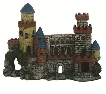 

PRIME decoration for the aquarium Lock with two towers plastic, 27 x 10 x 20 cm, PRIME