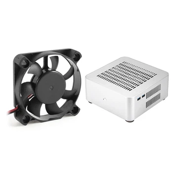 

1 Pcs Connector Computer Case Cooler Cooling Fan & 1 Pcs L80S Computer Cases Chassis Desktop Mainframe