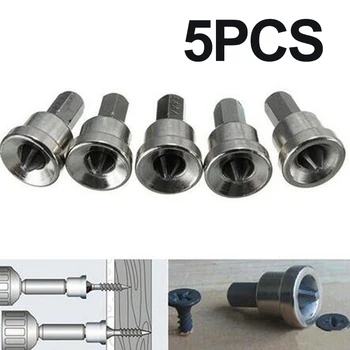 

5PCS Screwdriver Bits Plasterboard Drywall S2 Hex Screwdriver Bits Kit Screw Drive Tools Set High Quality Accessories