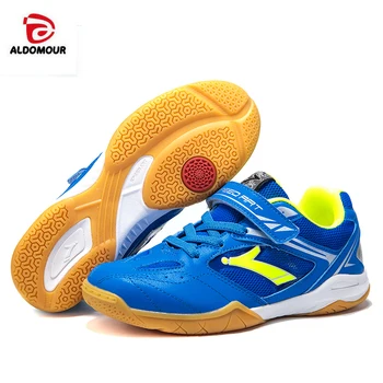 

ALDOMOUR 2020 Men Tennis Shoes Indoor Sky Blue Male Anti-Slip Tennis Sports Sneakers Lace Up Rubber Sole White women's tennis
