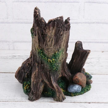 

Creative Aquarium Landscape Wood Decoration Ornament Fish Tank Artificial Resin Water Plant for Home