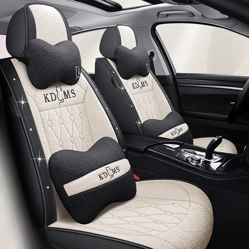 Winter Auto Full coverage Seats Covers Plush Car Seat Cover for ford kuga mk2 mondeo mk3 mk4 ranger |