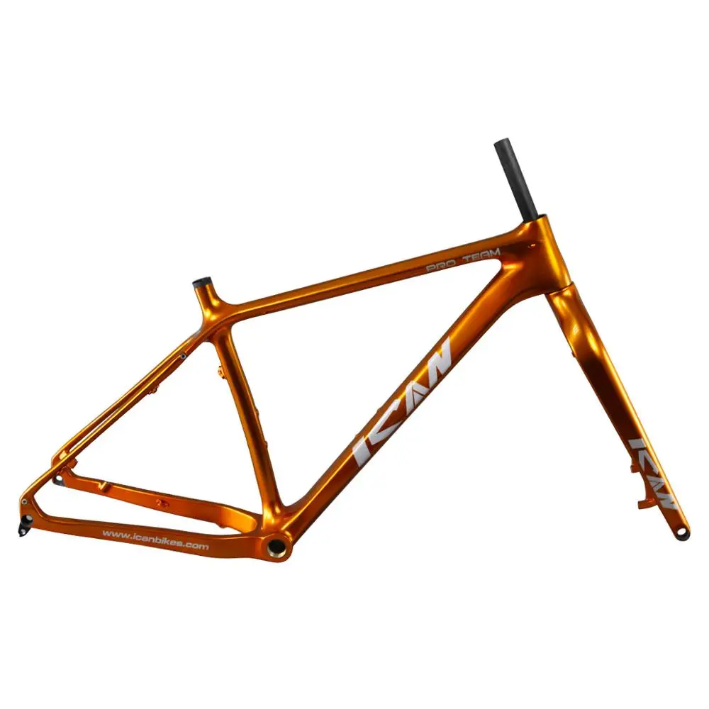 ICAN велосипеды углерода жира велосипеда 197 мм задний мост углерода Снег велосипед жира кадр углерода Toray T700 карбоновая рама SN01