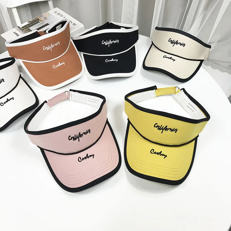 

Hat Women's Summer Outdoor Outing Cycling Sun-resistant Topee Korean-style Fashion Versatile Sports Breathable Empty Top Sun Hat