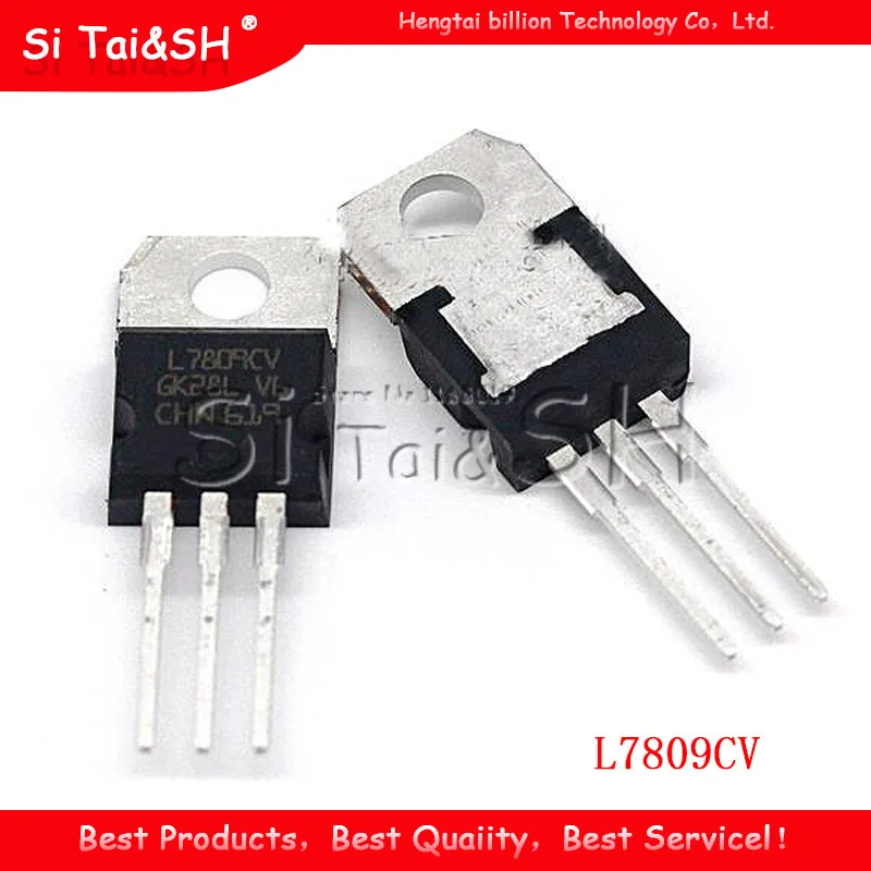 10 шт. L7809CV TO220 L7809 TO-220 7809 LM7809 MC7809 новый оригинальный | Электронные компоненты и