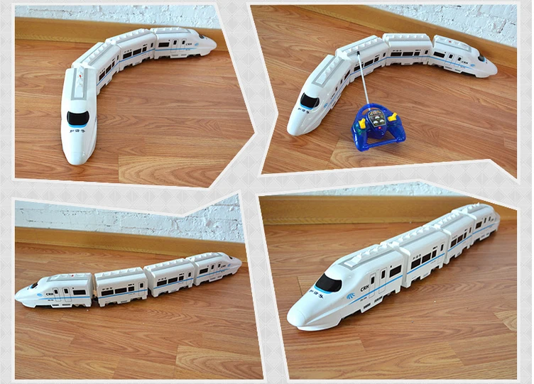 Детская игрушка Eduacitonal 1:20 Omni-направляющее колесо CRH Китай пульт дистанционного управления рельс 757P-006 82 см 4 Вт RC автомобиль RC Железнодорожный трек поезд