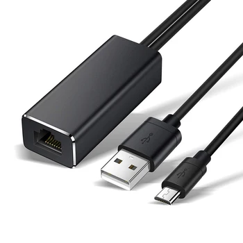 

Micro USB to RJ45 Ethernet Adapter for TV Stick 480Mbps LAN Network Card