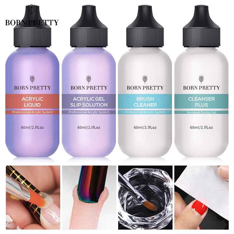 BORN PRETTY 60ml Nail Gel Remover Nail Liquid Slip Solution for Quick